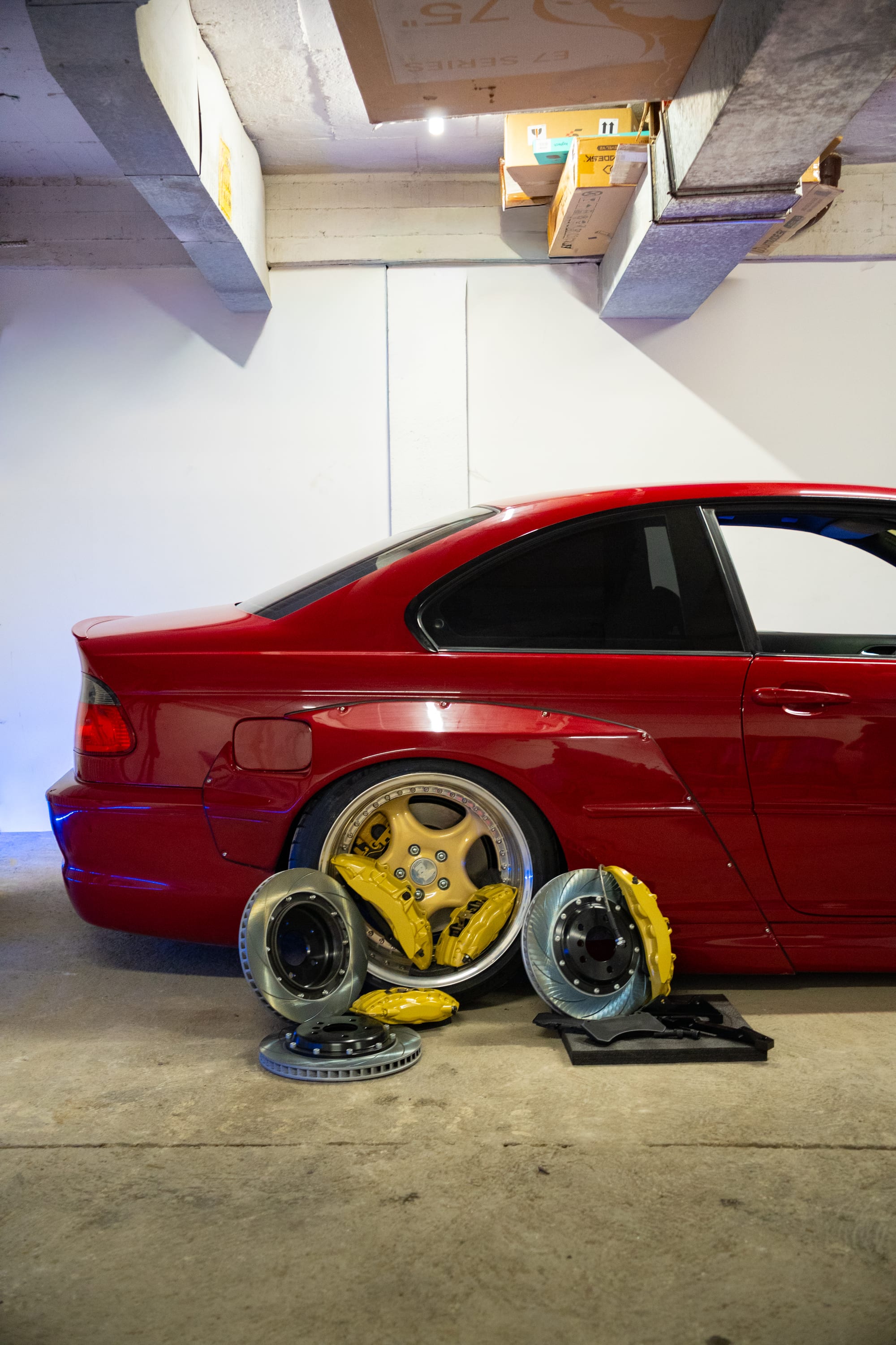 Nucleo Automotive — brake system installation